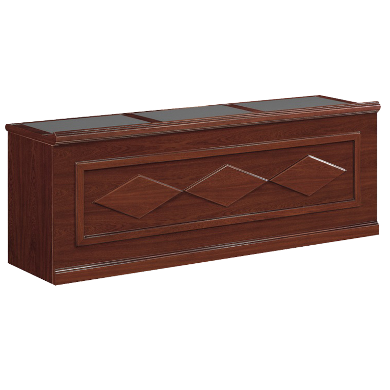 谐慧 主席桌 胡桃色2700*800*760mm张高清大图