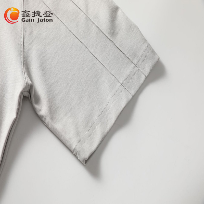 鑫捷登 男女款莱赛尔插肩休闲短袖LWKS-T303高清大图