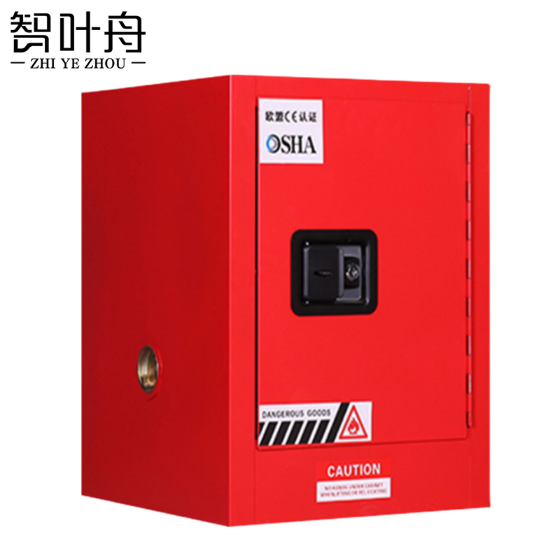 智叶舟防爆柜12加仑红色590*460*890mm台高清大图