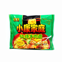 华龙小康家庭方便面86g*50袋装红烧牛肉面整箱今麦郎速食泡面 包邮