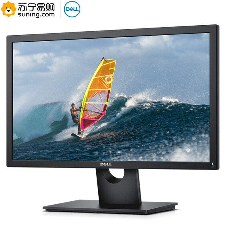 戴尔(DELL) 21.5英寸LED 黑色 商用办公 家庭娱乐 学生用机 性价比机 企业采购宽屏液晶电脑显示器