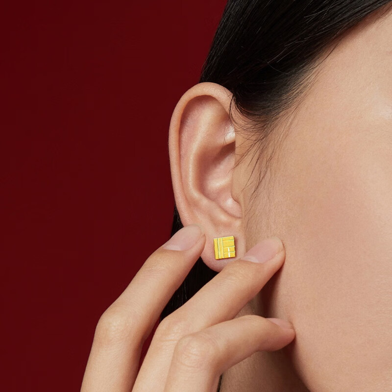 周大福(chow tai fook)黄金耳饰eor1100报价_参数_图片_视频_怎么样