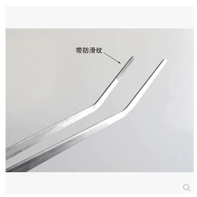 不锈钢直弯头大号加长滑鱼缸水草镊子27cm38cm48cm夹子 水草镊27cm直头