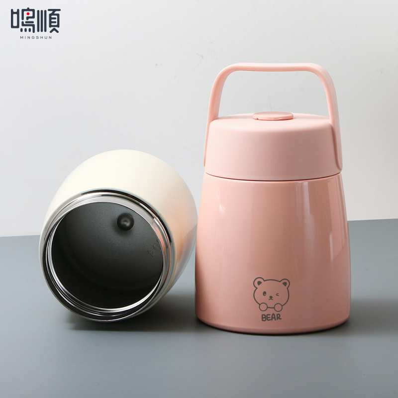 鸣顺焖烧杯女焖粥神器学生超长保温饭盒桶小上班族闷烧杯便携焖烧壶罐1000ml