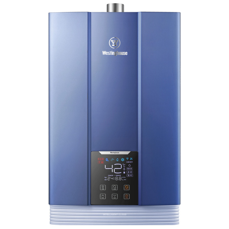 西屋（Westinghouse）燃气热水器天然气 16升 云智能 零冷水 高抗风 超静音 智能恒温 JSQ30-16W7
