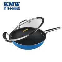 KMW绿鼎第四代不粘炒锅GpotlCB320004 304不锈钢锅具 32cm不粘炒锅 熔射不粘涂层 少油烟防焦糊