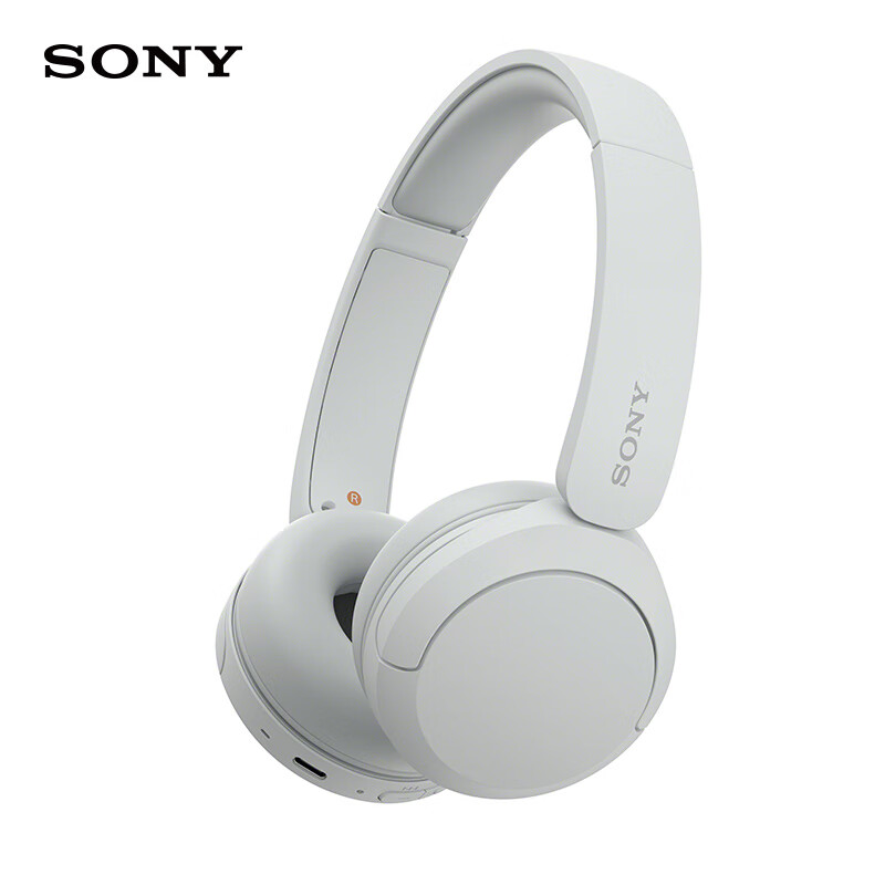 索尼(SONY) WH-CH520 舒适高效无线头戴式蓝牙耳机 舒适佩戴 音乐耳机 白色