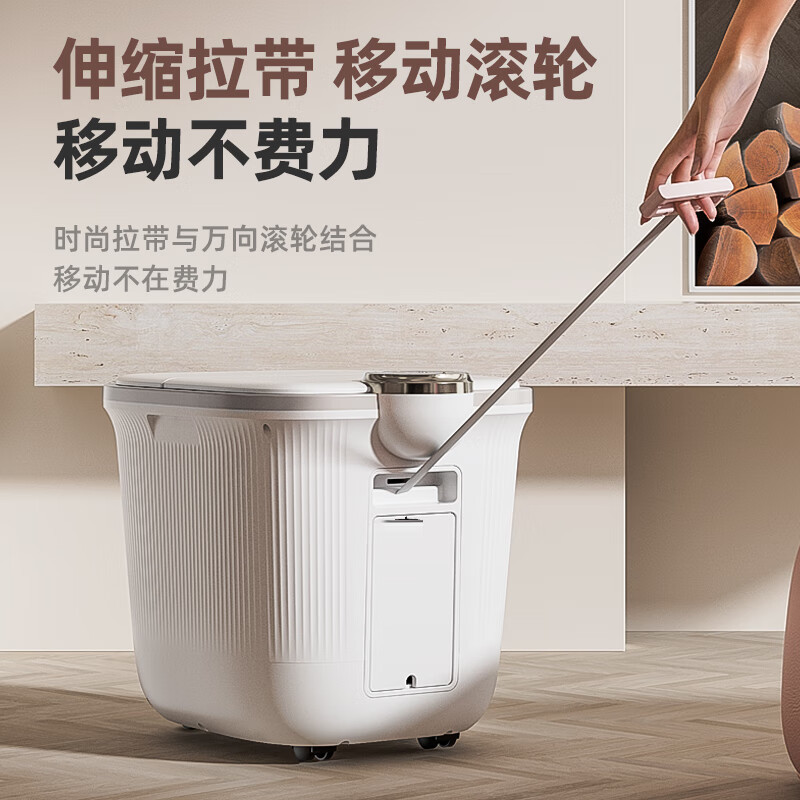 凯诗捷(KASJ)K3智能足浴器气囊泡脚桶(单位:个)白色高清大图