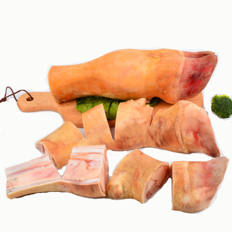 牛蹄生鲜牛蹄子新鲜牛脚2kg牛蹄去毛切割分段牛脚牛蹄子真空包装炖汤