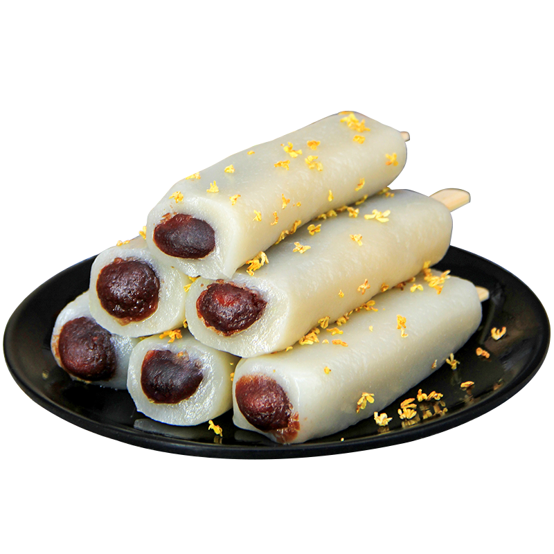 集香草上海特产红豆沙味桂花条头糕55g4包老式传统糕点糯米糕点心网红