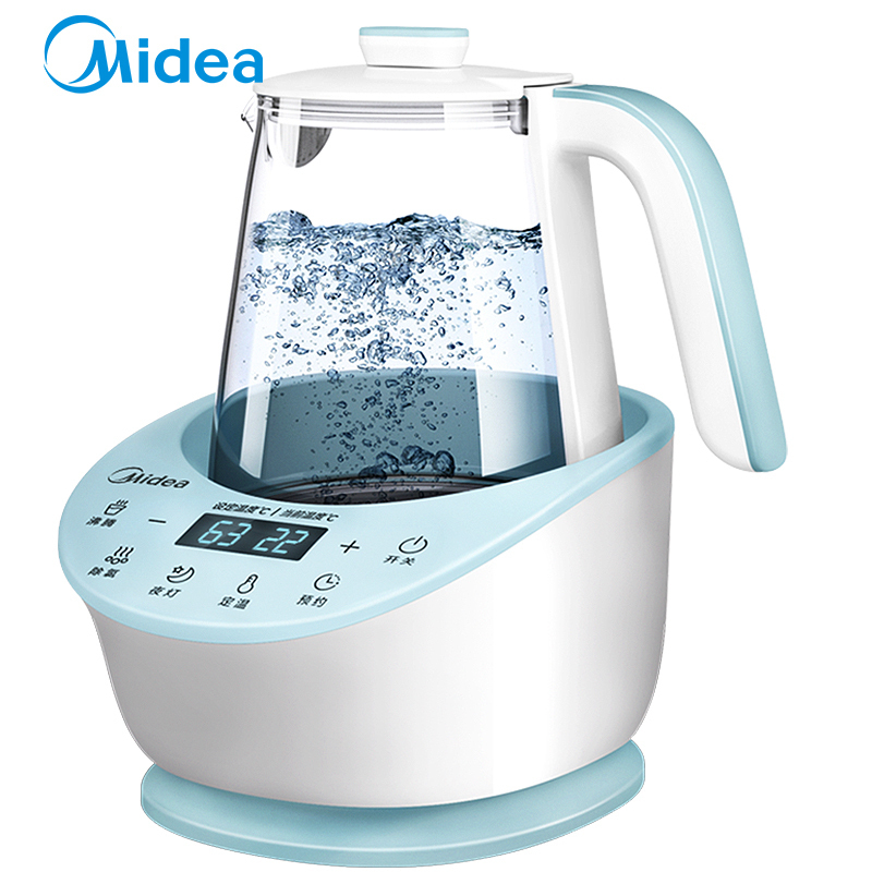 美的(Midea)婴儿智能恒温调奶器1.2L 家用养生壶 婴儿冲奶粉 小夜灯恒温电水壶MI-MYTEasy201