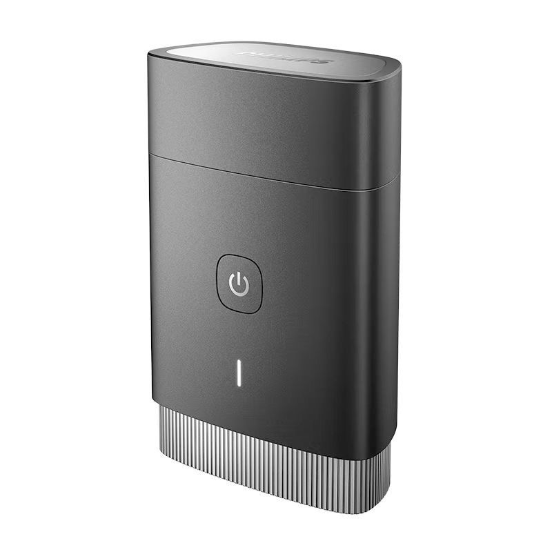 飞利浦(PHILIPS)电动剃须刀剃胡刀便携刮胡刀全身水洗快充胡须刀送老公送男友PQ888/06 便携装 黑魔方高清大图