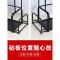 调味料架壁挂油盐酱醋收纳架家用刀架用品厨具厨房置物架落地多层 两层40cm黑色 送4挂钩