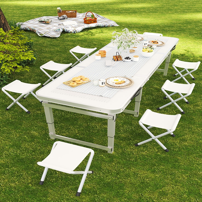 闪电客折叠桌户外夜市摆摊地推展业可折叠桌子餐桌椅便携式简易桌子