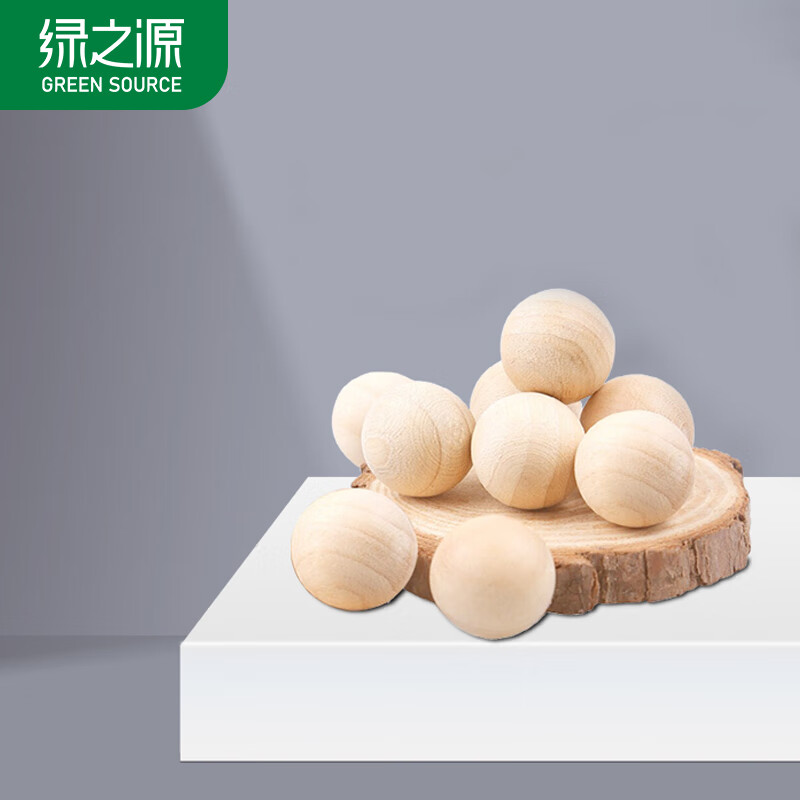 绿之源 100大粒 量贩装天然香樟木球块条 家具书桌衣柜防霉