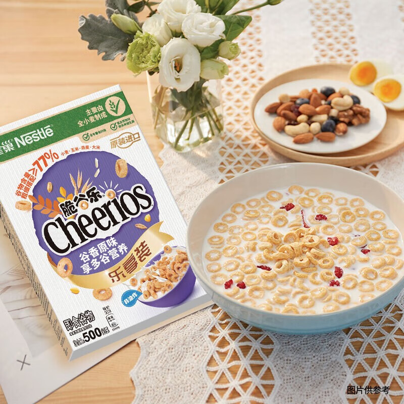 雀巢脆谷乐原味代餐混合谷物500g*1盒营养儿童早餐速食高清大图
