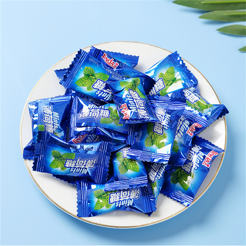 清凉薄荷糖清新口气硬糖休闲零食糖果散