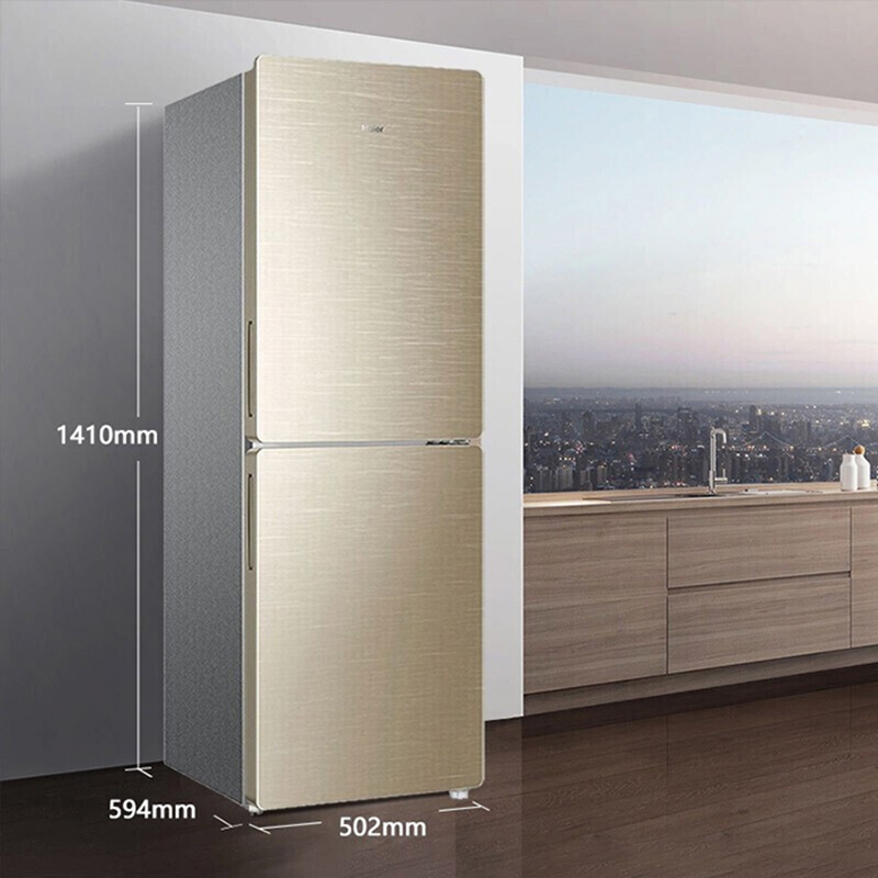 海尔haier冰箱小型双门170升风冷无霜二门冷藏冷冻电冰箱bcd170wdpt