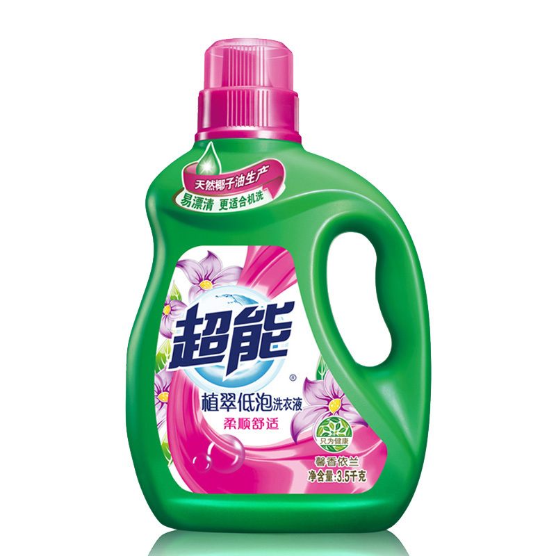 超能植翠低泡洗衣液柔顺舒适3.5kg