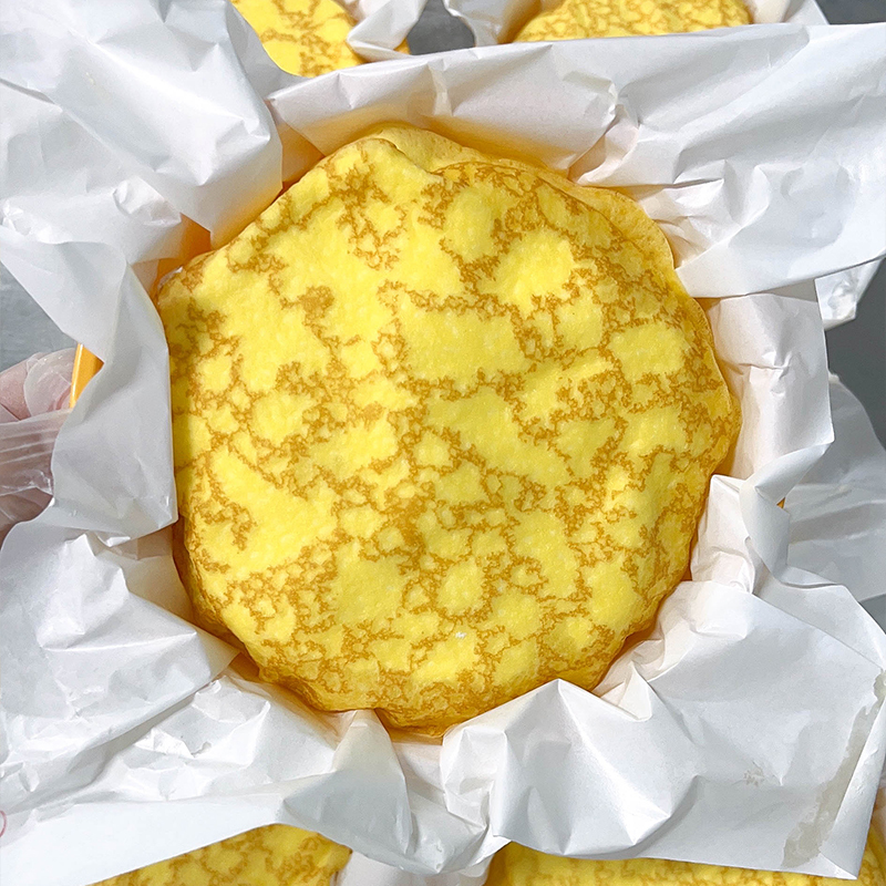 [鲜佰客][顺丰快递]虎皮榴莲千层 1盒 400g/盒 休闲零食小吃早餐糕点