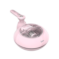 美的(Midea)除螨仪MT3 有线手持床上家用吸尘器 冰莹粉