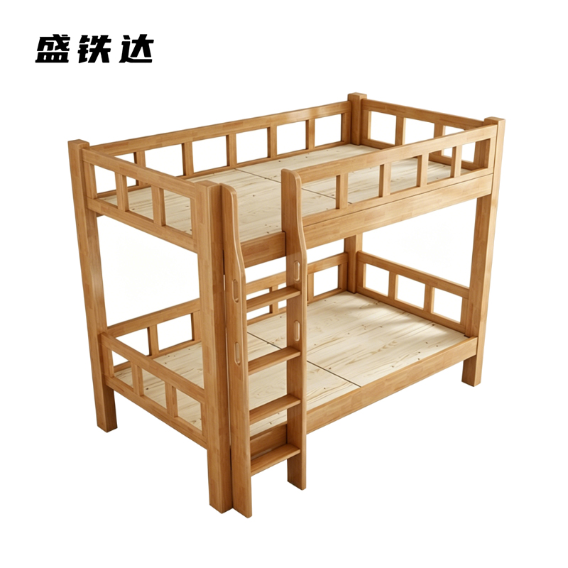 盛铁达 实木高低床1.2*2.0*1.75m STD-GDC1028 张高清大图