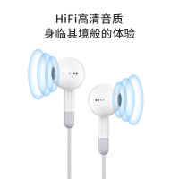 纽曼有线耳机XL10-MP3版 白色