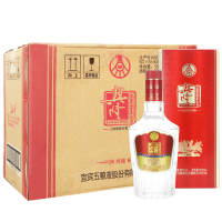 五粮液股份(WULIANGYE)纯酿52度高度浓香型白酒整箱500ml*6瓶装