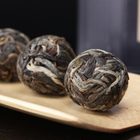 易武普洱茶叶 2020年春茶 云南易武龙珠生茶 迷你小龙珠口粮茶500g约60颗一斤装