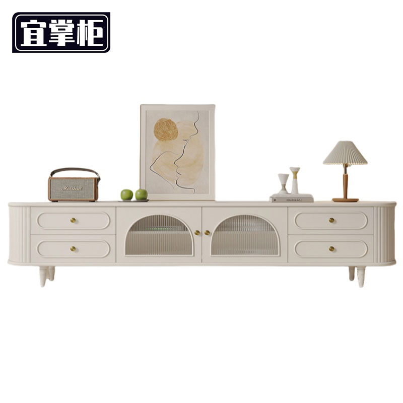 宜掌柜 落地 白色 电视柜 电视柜180*40*50cm 个