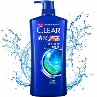 清扬洗发水男士去屑洗发乳活力运动薄荷型720g+送100ml*2瓶+浴球