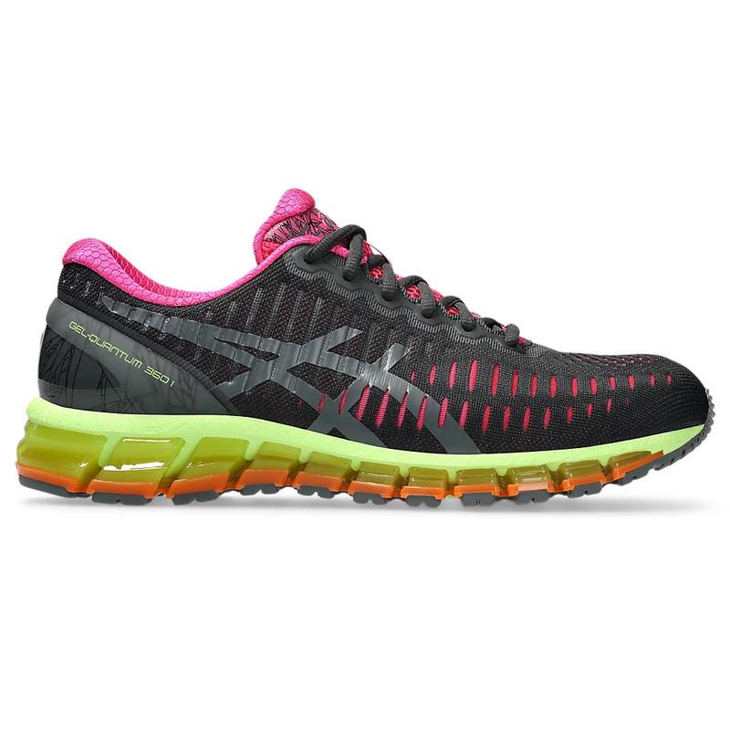 亚瑟士(ASICS)综合训练鞋女室内健身鞋舒适稳定透气缓震休闲运动 Graphite_Grey/Hazard_Green 36