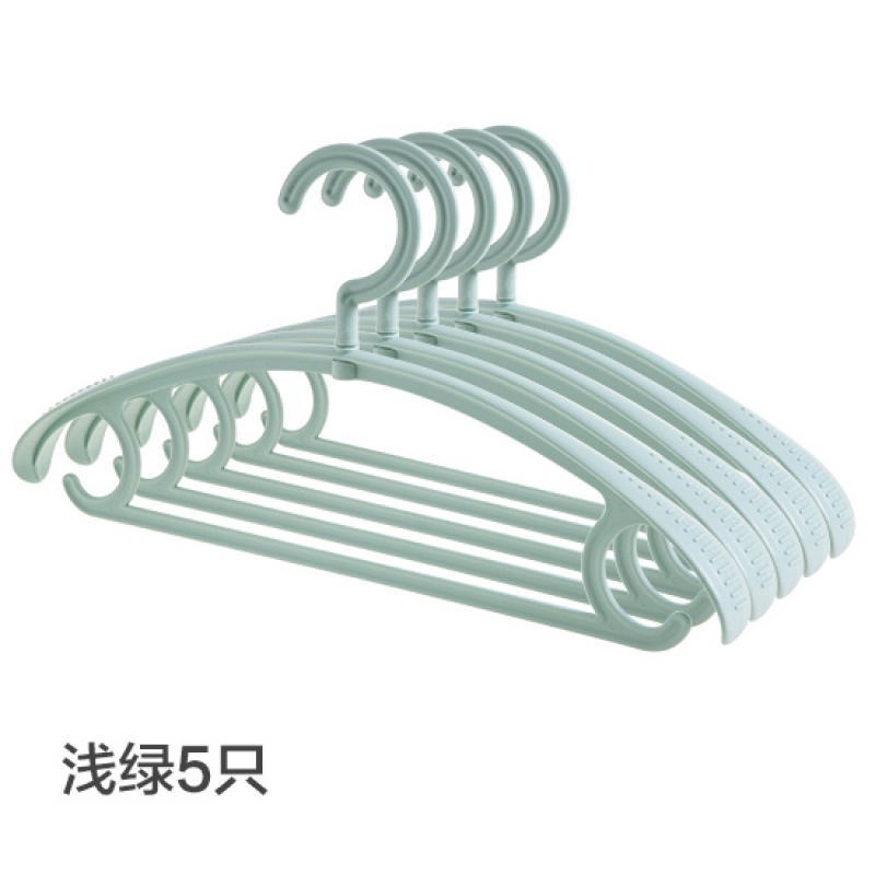 宽肩衣架家用防滑晾衣架 塑料无痕晾衣架衣撑挂衣架衣架子衣架 三维工匠高清大图