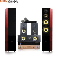 奔腾(BNTN)音响 音箱 家庭影院套装 卡拉OK 家用音响 木箱影院 蓝牙音响 电视音响 无线麦 838配加州2号