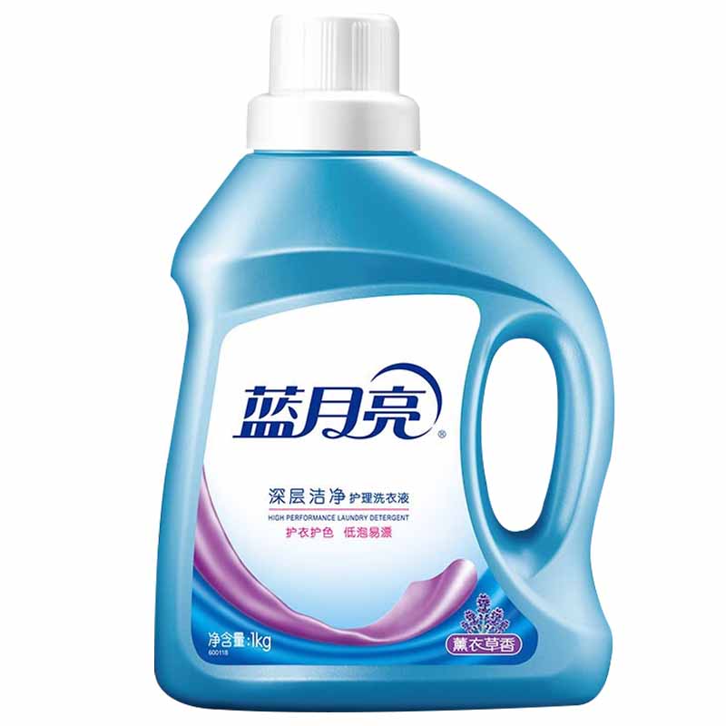 蓝月亮洗衣液1kg深层洁净护理强效去污薰衣草香10000019