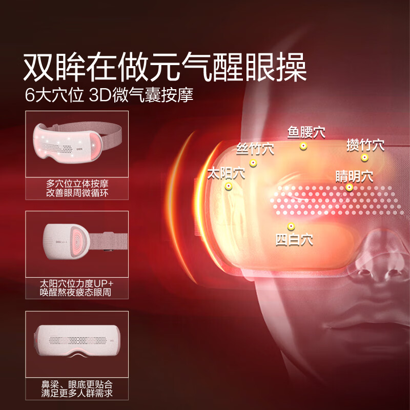 倍轻松(breo)眼部按摩器SeeX2Pro高清大图