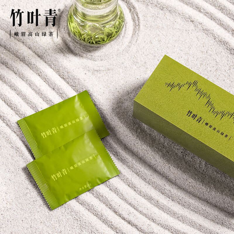 [春茶上市]竹叶青茶叶2021新茶峨眉高山绿茶特级(品味)经典礼盒60g