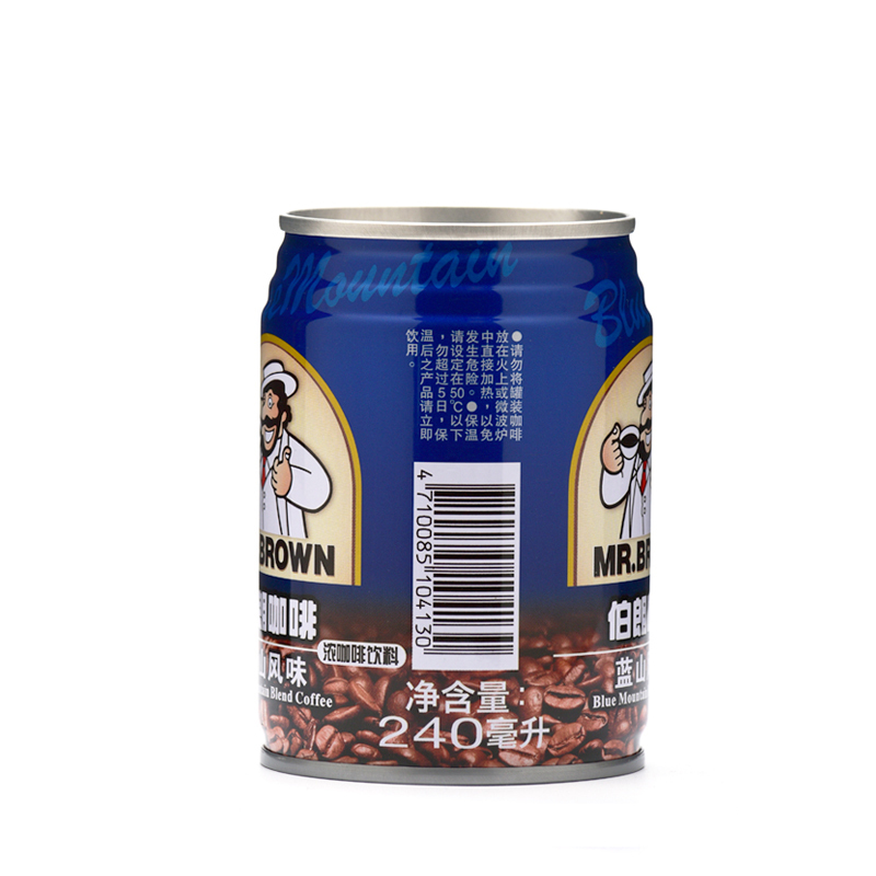 MR.BROWN伯朗咖啡蓝山风味浓咖啡饮料240ML*6罐越南进口咖啡