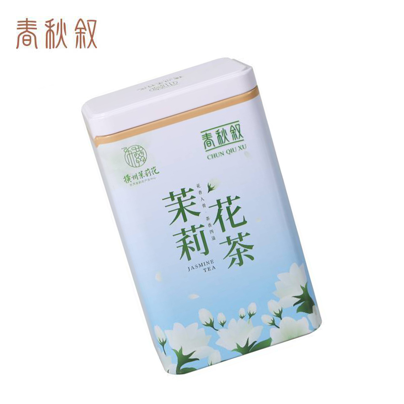 春秋叙 茉莉花茶 茉莉香螺 100g/罐高清大图