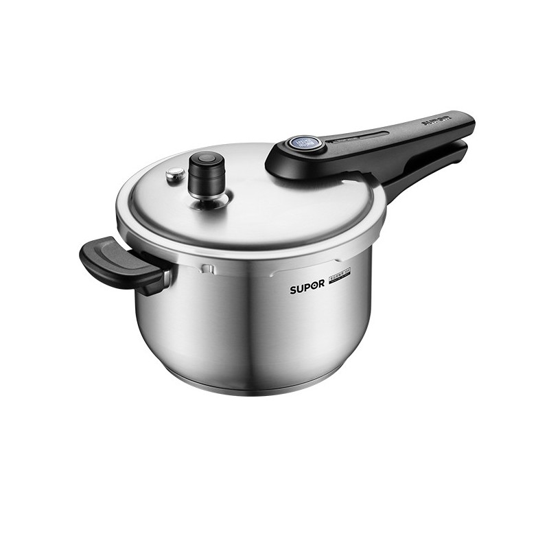 苏泊尔(SUPOR) 蓝眼304不锈钢压力锅20cm高压锅燃气电磁炉通用 YW20S1 (XY) 单位:个