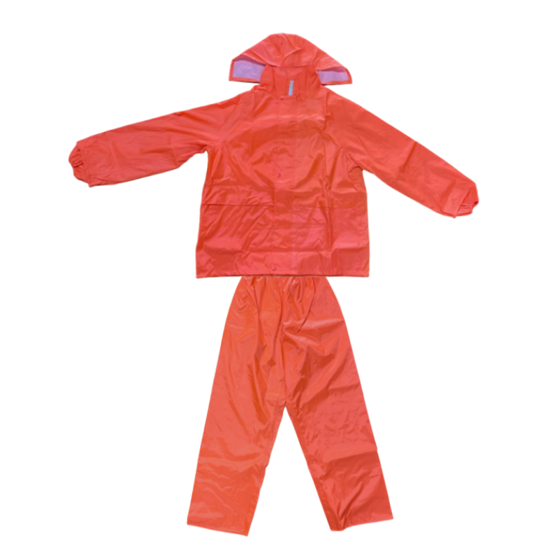 鸿灵睿芯 YF01H 新型分体式多功能雨衣 (计价单位:件)橙色