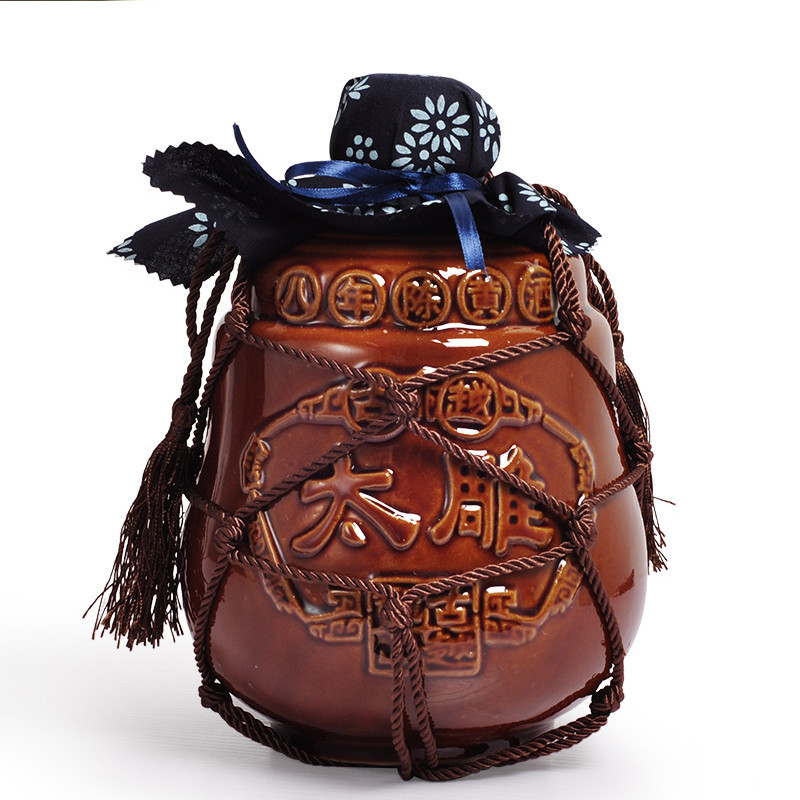 古越龙山 绍兴黄酒 八年陈太雕2L*2