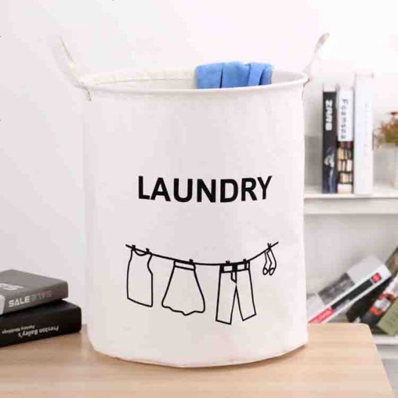 日式塑料脏衣篮洗衣篮脏衣服收纳筐脏衣桶脏衣收纳篮大号脏衣篓桶 宠物狗特大号42*50图片