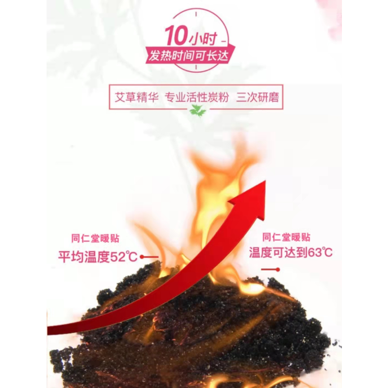 南京同仁堂益母草贴自发热宝宝贴暖宫贴益母草暖贴女生大姨妈痛经益母草暖身贴1106