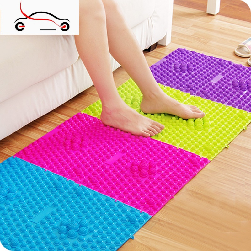 真智力tpe指压板标准板加厚脚底按摩垫趾压板足底按摩垫跑男同款压