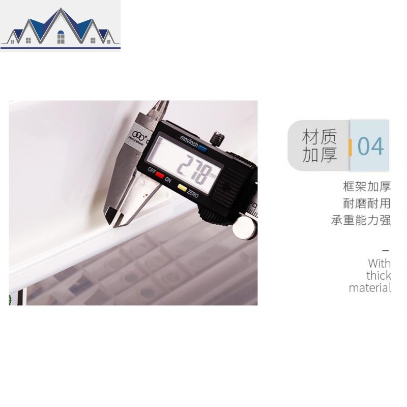 加厚塑料碗柜带盖碗碟篮厨房沥水碗架餐具碗筷收纳盒翻盖厨房收纳 三维工匠收纳层架高清大图