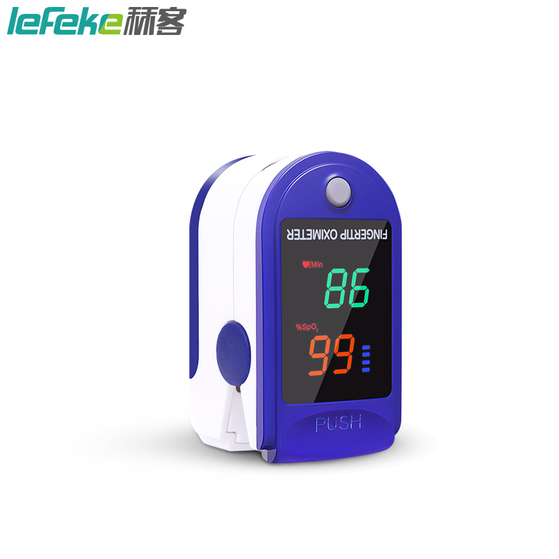 秝客(lefeke)血氧仪脉搏手指夹式家用脉氧血氧饱和度检测医用指尖血氧仪