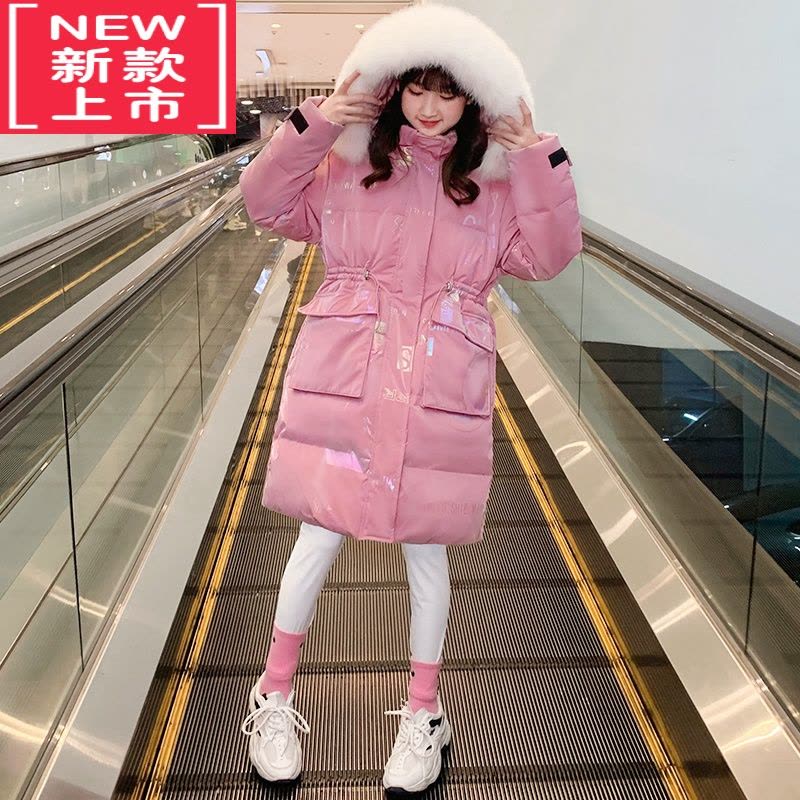 可莉允欧洲站女童时髦棉衣2022冬季新款儿童羽绒服洋气女孩免洗棉袄潮牌棉服图片