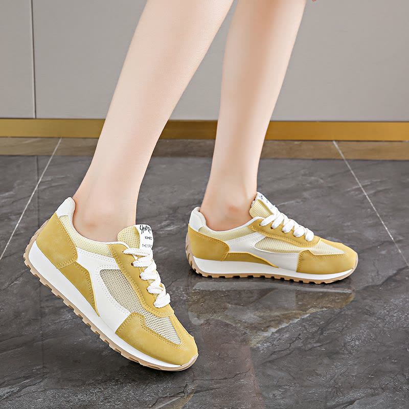 La Chessiers阿甘鞋女新款网面透气经典厚底鞋运动休闲鞋学生百搭板鞋ins潮图片