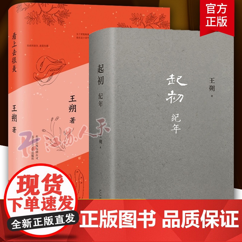 王朔新书 起初纪年精装+看上去很美 2册 现代文学小说汉武帝历史古代帝王人物传记王朔作品全集自选集中国当代小说新高度 新高清大图